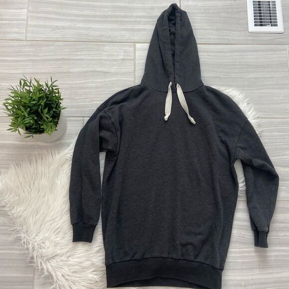 American Eagle Black Jegging Fit Hoodie - Picture 1 of 8